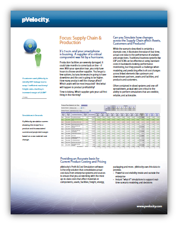 pVelocity Focus Supply Chain PDF