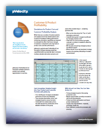 pVelocity Customer & Product Profitability PDF